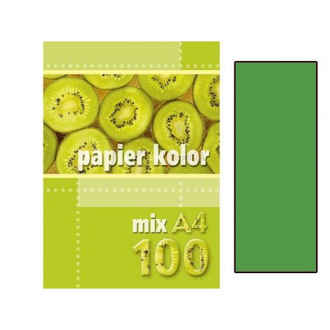 Papier ksero A4/100/80g Kreska zielony